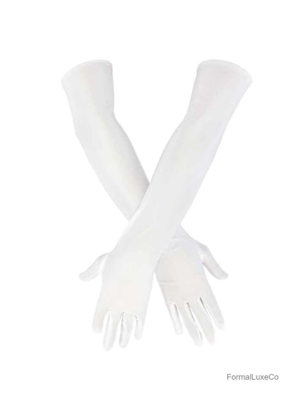 Satin Stretch Elbow Length Long Opera Gloves Wedding Evening Prom